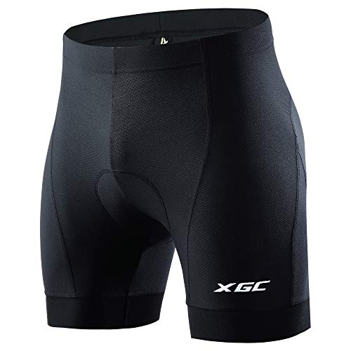 XGC Schnelltrocknende Herren-Radunterhose mit hoher Dichte und hoher Elastizität und hoch atmungsaktivem 4D-Gel-Polsterung, Schwarz_Schwarz, S XGC Schnelltrocknende Herren-Radunterhose mit hoher Dichte und hoher Elastizität und hoch atmungsaktivem 4D-Gel-Polsterung, Schwarz_Schwarz, S von XGC