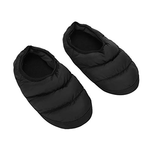 XGOPTS Daunenpantoffeln Winter Winterhausschuhe Warm Weich Hausschuhe Verdickt Rutschfest Flacheschuhe Gefüttert Plüsch Pantoffeln Damen Mädchen Slippers Kuschelig Atmungsaktiv Baumwollschuhe Outdoor von XGOPTS