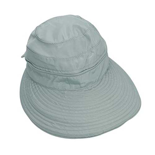 XGOPTS Abnehmbar Sommerkappe Groß Krempe Sonnenmütze Verstellbar Sonnenschutz Strandhut Damen Mädchen Visor Cap Outdoor Golf Damenhut Sport Atmungsaktiv Hut mit Reißverschluss Reisen Wandern von XGOPTS