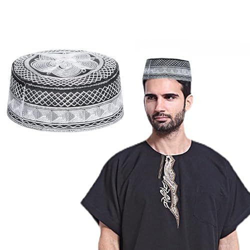 XGOPTS Gebetsmütze Muslimisch Türkisch Mütze Arabisch Skull Cap Islam Muslimisch Hut Gebet Ramadan gehäkelt Kopfbedeckung Stickerei Kopfbedeckung Herren Kappe Islam Beanie Gebetshut Mann XGOPTS Gebetsmütze Muslimisch Türkisch Mütze Arabisch Skull Cap Islam Muslimisch Hut Gebet Ramadan gehäkelt Kopfbedeckung Stickerei Kopfbedeckung Herren Kappe Islam Beanie Gebetshut Mann von XGOPTS