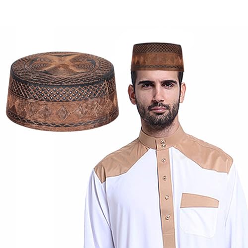 XGOPTS Gebetsmütze Muslimisch Türkisch Mütze Arabisch Skull Cap Islam Muslimisch Hut Gebet Ramadan gehäkelt Kopfbedeckung Stickerei Kopfbedeckung Herren Kappe Islam Beanie Gebetshut Mann XGOPTS Gebetsmütze Muslimisch Türkisch Mütze Arabisch Skull Cap Islam Muslimisch Hut Gebet Ramadan gehäkelt Kopfbedeckung Stickerei Kopfbedeckung Herren Kappe Islam Beanie Gebetshut Mann von XGOPTS