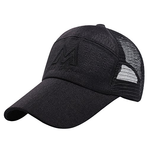 XGOPTS Sommerkappe Unisex Baseballkappe Schnelltrockend UV-Schutz Sonnenkappe Mesh Verstellbar Snapback Cap Atmungsaktiv Sonnenhut Outdoor Klassisch Sportkappe Outdoor Sport Kappe Strand Sommer von XGOPTS