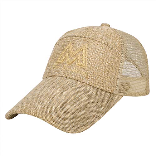 XGOPTS Sommerkappe Unisex Baseballkappe Schnelltrockend UV-Schutz Sonnenkappe Mesh Verstellbar Snapback Cap Atmungsaktiv Sonnenhut Outdoor Klassisch Sportkappe Outdoor Sport Kappe Strand Sommer von XGOPTS