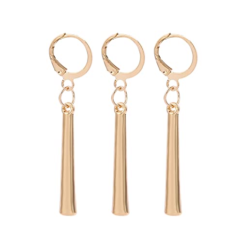 XHBTS One Piece Ohrringe - Gold Anime Cosplay Ohrringe für Anime Lovers 3 Set mit Minituch und Box (Hoop Earrings) von XHBTS