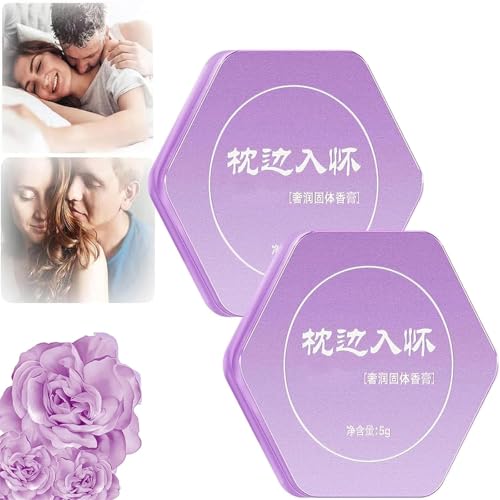 Fester Parfümbalsam, tragbarer Taschenduftbalsam, feuchtigkeitsspendendes festes Parfüm, lang anhaltendes Parfüm für Männer und Frauen von XHCOHWWU