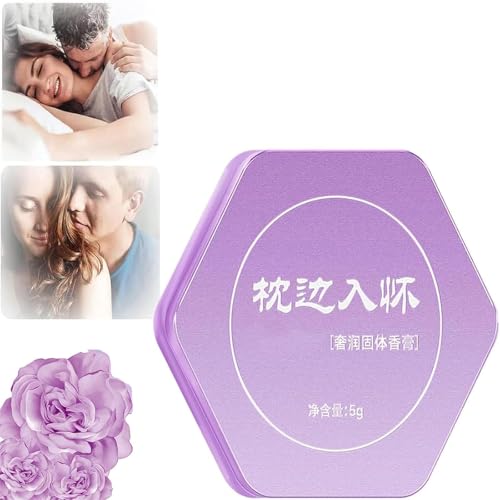 Fester Parfümbalsam, tragbarer Taschenduftbalsam, feuchtigkeitsspendendes festes Parfüm, lang anhaltendes Parfüm für Männer und Frauen von XHCOHWWU