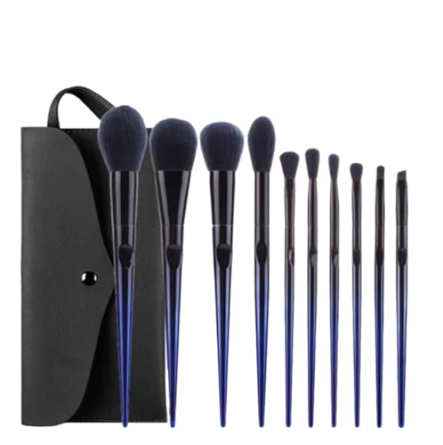 Make Up Pinsel Make-up-Pinsel-Set, 10-teilig, For Grundierung, Make-up, Rouge, Lidschatten Und Gesichtskontur Usw. Pinselset Makeup von XHZMDWOU