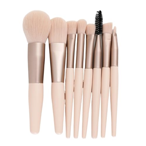 Make Up Pinsel Make-up-Pinsel-Set 8-teilig For Lidschatten, Grundierung, Rouge, Reisetauglich Pinselset Makeup(A) von XHZMDWOU