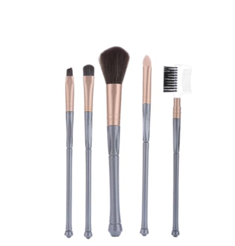 Make-up-Pinsel Make Up Pinsel Make-up Pinsel Set 5 Stück in Box für losen Puder Lidschatten Kontur Make-up Werkzeuge Make-up Pinsel Set von XHZMDWOU