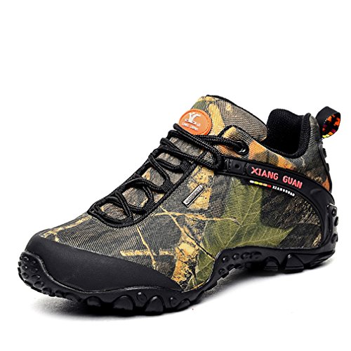 Xiang Guan Damen Camo Wasserdicht Atmungsaktiv Outdoor Schuhe Frauen Sport Camping Trekking Wanderhalbschuhe (EU 37, Desert Camo) von Xiang Guan