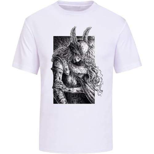 Elden Ring Malenia White T-Shirt Unisex Mens Tees XL von XIANGSHE
