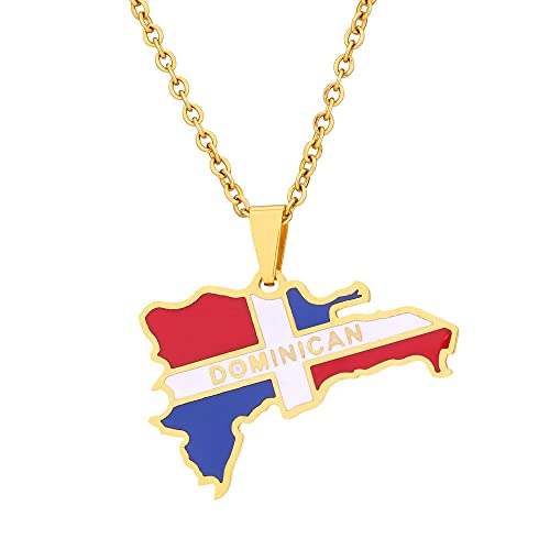 XIANRENGE Dominikanische Republik Vintage Anhänger Karte Halskette Männer Frauen Patriotismus Schmuck Trendige Karte Halskette Mit Kette Paar Halskette Geschenk,Gelb,Kettenlänge 50Cm XIANRENGE Dominikanische Republik Vintage Anhänger Karte Halskette Männer Frauen Patriotismus Schmuck Trendige Karte Halskette Mit Kette Paar Halskette Geschenk,Gelb,Kettenlänge 50Cm von XIANRENGE