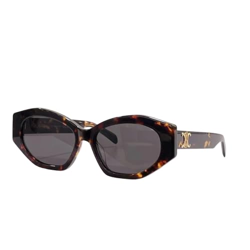 XIAOGUDONG Hochwertige Polarisierte Sonnenbrille Für Männer Und Frauen, Ovale Cat-Eye-Sonnenbrille, Sonnenschutz, Autofahren, Retro Und Modisch, Geeignet Zum Einkaufen, Für Partys Und Reisen,b von XIAOGUDONG