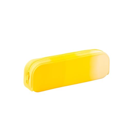XIAOGUDONG Silikon Federmäppchen, Ästhetisches Federmäppchen, Tragbares Wasserdichtes FedermäppchenGradient Farbe Multifunktional Für Bleistifte Makeup Organizer Reise Kosmetik Geschenke Für Frauen,d von XIAOGUDONG