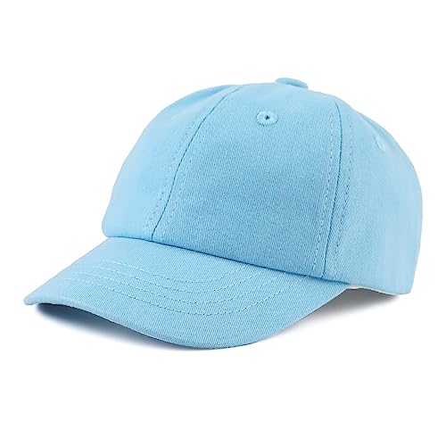 XIAOHAWANG Baby Baseball Cap Jungen Kinder Basecap Mädchen Atmungsaktiv Sommermütze UV Schutz Baseballkappe Klassische Sommer Cappy(Blau,54cm) von XIAOHAWANG