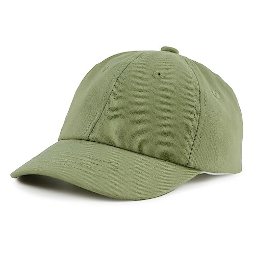 XIAOHAWANG Baby Baseball Cap Jungen Kinder Basecap Mädchen Atmungsaktiv Sommermütze UV Schutz Baseballkappe Klassische Sommer Cappy(Olive,48cm) von XIAOHAWANG