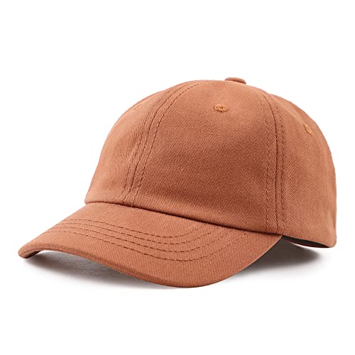 XIAOHAWANG Baby Baseball Cap Jungen Kinder Basecap Mädchen Atmungsaktiv Sommermütze UV Schutz Baseballkappe Klassische Sommer Cappy (Karamell,48cm) von XIAOHAWANG