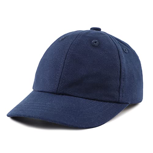 XIAOHAWANG Sommer Baseball Cap für Jungen Mädchen Verstellbar Sport Kappe Kinder Mit Dinosaurier-Stickerei Schirmmütze Kinder UV Schutz 2-6Jahren(Marine-B,48cm) von XIAOHAWANG