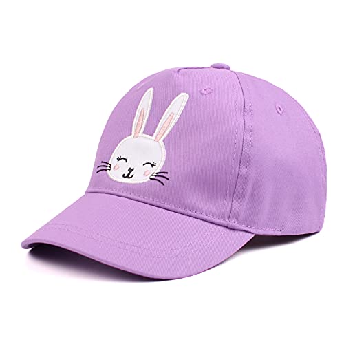 XIAOHAWANG Unisex Sommer Mütze Mädchen Sonnenschutz Baseball Cap Jungen Schirmmütze UV Schutz Basecap Kinder Kappe Frühling,Sommer (as3, Age, 2_Years, 6_Years, Lila) von XIAOHAWANG