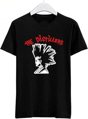 ADGS The Distillers Band Brody Dalle Ryan Sinn Herren Schwarz Tees Weiß T-Shirt Damen, Farbe11, L von XIAOLING