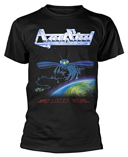 Agent Steel Mad Locust Rising Herren-T-Shirt, Schwarz, Farbe05, XXL Agent Steel Mad Locust Rising Herren-T-Shirt, Schwarz, Farbe05, XXL von XIAOLING