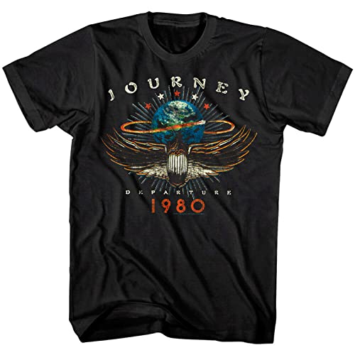 Journey Departures Album Tour 1980 Herren weißes T-Shirt Frauen Rock Band Vintage Concert Merch, Farbe18, S von XIAOLING