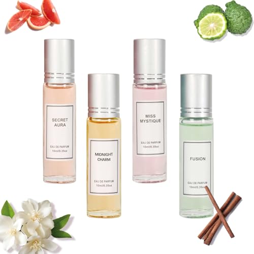 4PC Pheromone Parfum Woman, Venom Pheromon Parfüm Frauen, Pheroma's Pheromon Düfte, Secret Pheromone Parfum, Enhanced Scents Pheromone Perfume (4PC) von XIAOPINPI