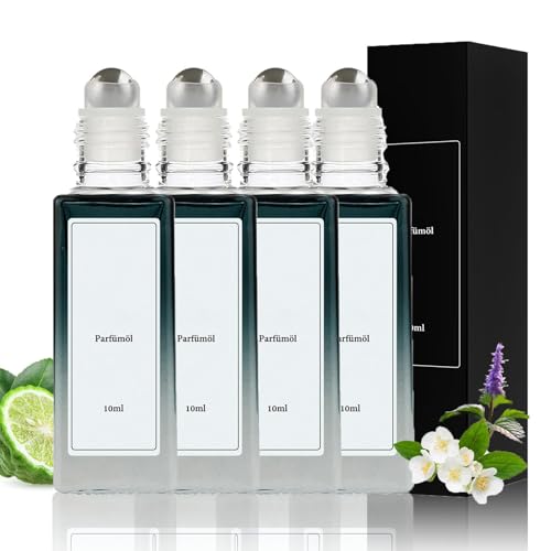 Alpha Pheromonparfüm Herren, Ecdf Pheromon Parfüm Original, Ecdf Alpha Parfüm Herren, Pheromonparfüm Roll-on Pheromone (4PCS) von XIAOPINPI