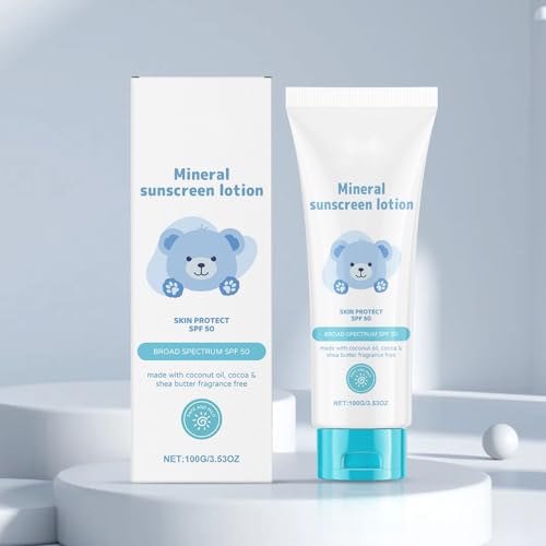 Kids Sunscreen SPF 50+ – Moisturizing & Water-Resistant – 100g – Hypoallergenic & Reef-Safe – UVA/UVB Protection – For Sensitive Skin (2) von XIAOPINPI