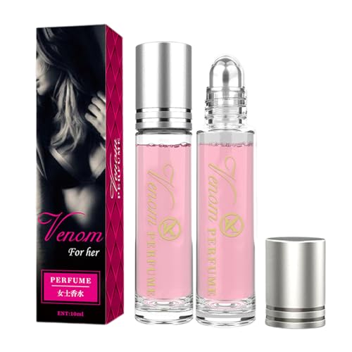 Pheromone Parfum Woman, Venom Pheromon Parfüm, Pure Roll-On Instinct Pheromone Perfume, Pheromon Parfum, Lang Anhaltende Duftnote (2Stück) von XIAOPINPI