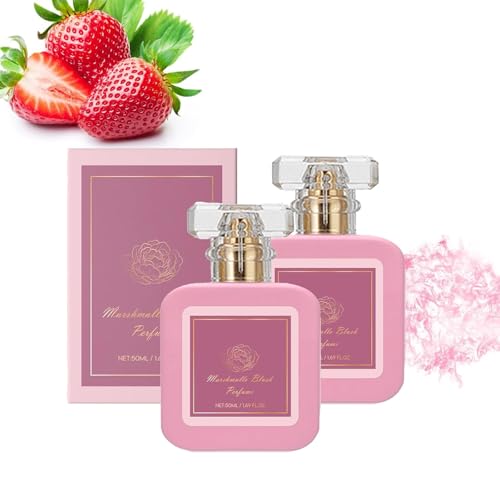 Pink Blush Perfume, Marshmallow Blush Parfüm, Romantic & Sweet Arabian Perfume Spray, Süßes Erdbeer-Vanille-Parfüm Für Vitalität, Eau De Parfum, Langanhaltender Duft, Warmer Und Weicher Ton (2Pcs) Pink Blush Perfume, Marshmallow Blush Parfüm, Romantic & Sweet Arabian Perfume Spray, Süßes Erdbeer-Vanille-Parfüm Für Vitalität, Eau De Parfum, Langanhaltender Duft, Warmer Und Weicher Ton (2Pcs) von XIAOPINPI