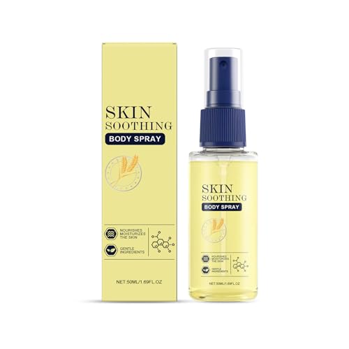 Skin Soothing Body Spray, Feuchtigkeitsspendendes Körperspray, Long-Lasting Moisturizing Nourishing Hydration Portable Spray, Gentle Ingredients, Suitable For Multiple Parts Daily (E, 50ml) von XIAOPINPI