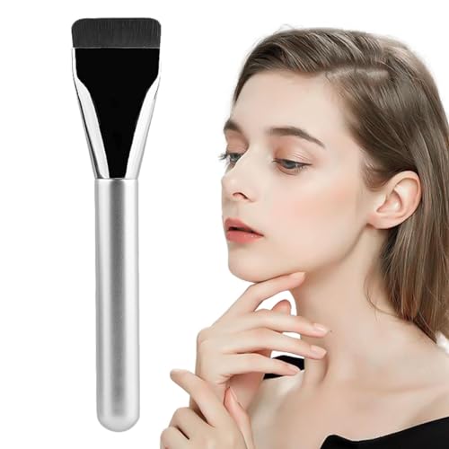 Ultra Thin Foundation Brush, Ultradünner Foundation-Pinsel, Flachkopf-Foundation-Pinsel Tools, Foundation Pinsel Makeup Concealer Brush, Puderpinsel Für Flüssiger Fondation Damen (1Stück) von XIAOPINPI