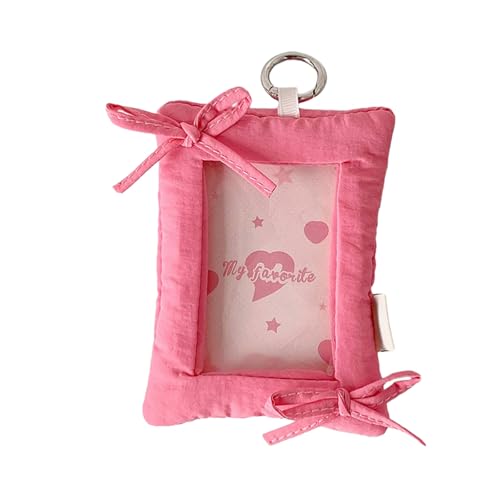 2. Sweet Bows Photo Card Keyring Badge Schutzhülle Anhänger Mit Schlüsselbund Für Frauen Und Studenten Verwenden Fotowardhalter Anhänger Keychain von XIAOQENAN