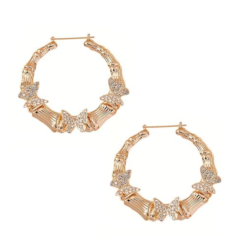 Butterfly Round Ohrringe Modes Statement Schmuck Legierung Textur Trendy Ohrschmuck Geeignet Für Frauen Und Mädchen Präsentieren Modeaccessoires Butterfly Round Ohrringe Modes Statement Schmuck Legierung Textur Trendy Ohrschmuck Geeignet Für Frauen Und Mädchen Präsentieren Modeaccessoires von XIAOQENAN