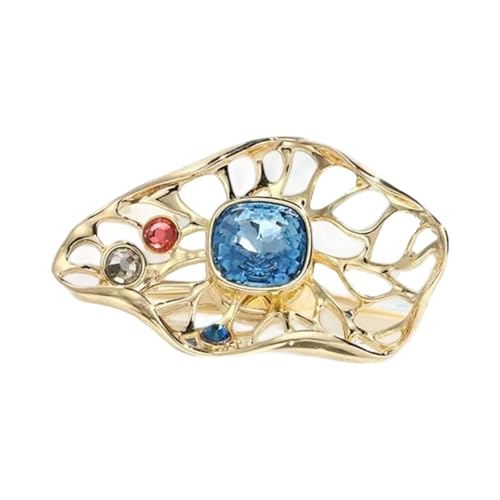 Dauerhafte Blattbrosche Sanfte Verschluss Technologie Leichtes Schmuckstück Stylish Badhe Pin Für Tägliche Styling Clasp Brosche von XIAOQENAN