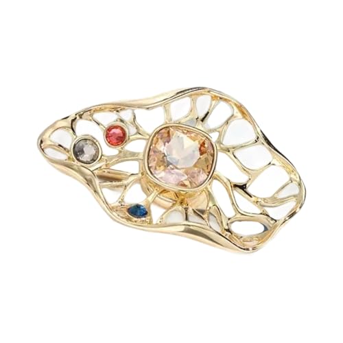 Dauerhafte Blattbrosche Sanfte Verschluss Technologie Leichtes Schmuckstück Stylish Badhe Pin Für Tägliche Styling Clasp Brosche von XIAOQENAN