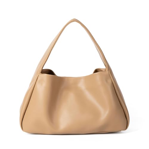 Frauen Casual Recond Bag Fashion Top Tasche Große Kapazität Crossbody Trend Messengers PU Leder Handtasche Frauen Solid Color Crossbody Top Handtasche PU Leder Schulter von XIAOQENAN