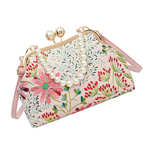 Frauenabendtasche Vintage Styles Bestickte Blumenhandtasche Perlen Ketten Crossbody Taschen Schultertasche Für Partys Traditionelle Stil Handtasche Frauenabendtasche Vintage Styles Bestickte Blumenhandtasche Perlen Ketten Crossbody Taschen Schultertasche Für Partys Traditionelle Stil Handtasche von XIAOQENAN