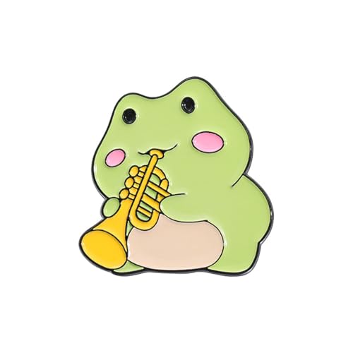 Fun Frogs Mit Instrumenten Lampenstifte Stilvolle Frösche Musiker Pin Kollektion Stilvolle Brosche Für Jacken Und Taschen Legierungsabzeichen Fun Frogs Mit Instrumenten Lampenstifte Stilvolle Frösche Musiker Pin Kollektion Stilvolle Brosche Für Jacken Und Taschen Legierungsabzeichen von XIAOQENAN