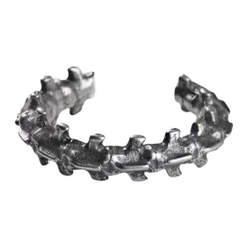 Geschlechtsneutraler Clip Auf Schmuck Silberohrmanschette Mit Anatomischen Schafknochenkonturen Form Accessoire Silber Kletterer Schmuck von XIAOQENAN