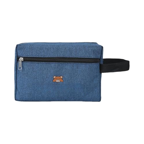 Kompaktes Oxford Stoffzubehör Kosmetikbeutel Mit Bärenmuster Funktionaler Reisen Für Frauen Und Notfallreise Make Up Beutel Von Studenten Organisiert Kompaktes Oxford Stoffzubehör Kosmetikbeutel Mit Bärenmuster Funktionaler Reisen Für Frauen Und Notfallreise Make Up Beutel Von Studenten Organisiert von XIAOQENAN