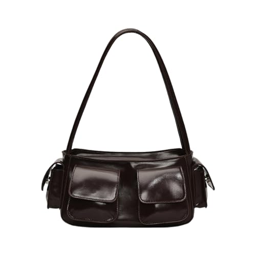 Korean Styles Achselbeutel Für Frauen Mädchen Winter Pendelbeutel Multi Pockets Schulter PU Leder Achselstil Koreanische Styles Schulter Für Frauen Multi Pockets Achselhändler Und Geldbeutel von XIAOQENAN