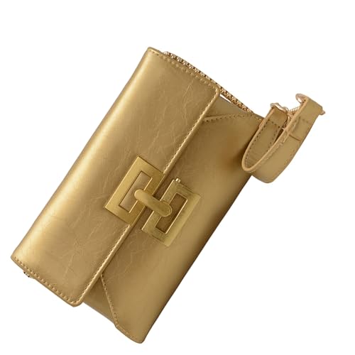 Korean Styles Umhängetasche Für Frauen Abend Geldbeutel Stilvolle Kette Messenger PU Leder Crossbody Daily Women Crossbody PU Leder Messenger Abend Geldbeutel Einfache Schulter von XIAOQENAN