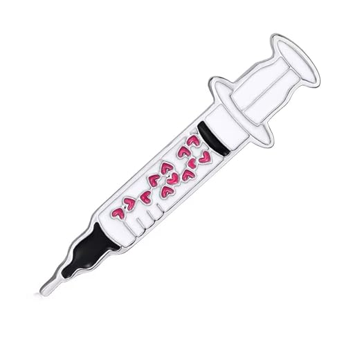 Kreative Nadelrohr Herzlegierung Abzeichen Pin Brosche Manteldekoration Für Jacken Taschen Stylish Schmuck Geschenk Mode Täglicher Kleidung Abzeichen von XIAOQENAN