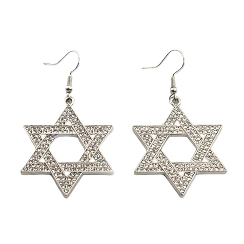 Legierungstropfen Ohrringe Star Charme Ohrringe Coole Mädchen Accessoires Mode Frauen Ohrschmuck Geeignet Für Party Daily Wear Women Drop von XIAOQENAN