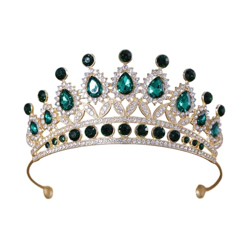 Mode Silberne Brauttiaras Mit Strasssteinen Verstellbare Königinkronen Tragbar Für Abschlussball Und Bühnenaufführungen Haarzubehör von XIAOQENAN