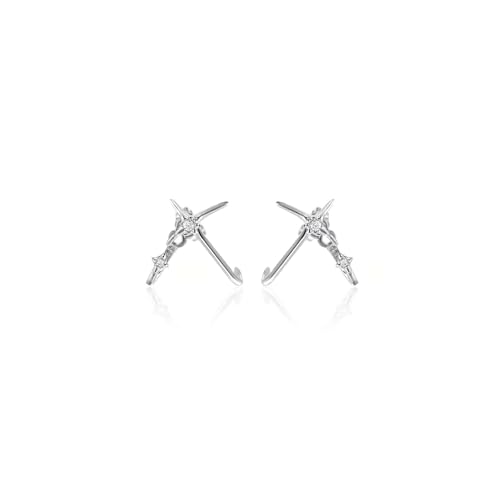 Moderne Geometrische Sternschstene Vier Spitze Star Leichte Unisex Schmuck Mode Vorwärts Ohrhörer Komfortable Alltägliche Kleidung Ohroelenstollen Moderne Geometrische Sternschstene Vier Spitze Star Leichte Unisex Schmuck Mode Vorwärts Ohrhörer Komfortable Alltägliche Kleidung Ohroelenstollen von XIAOQENAN