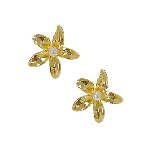 Styles Stilvolle Perlen Blumenschsten Ohrringe Blumendesigns Für Frauen Vintage Styles Schmuckzubehör Outfits Formelle Anlass Ohrringe von XIAOQENAN