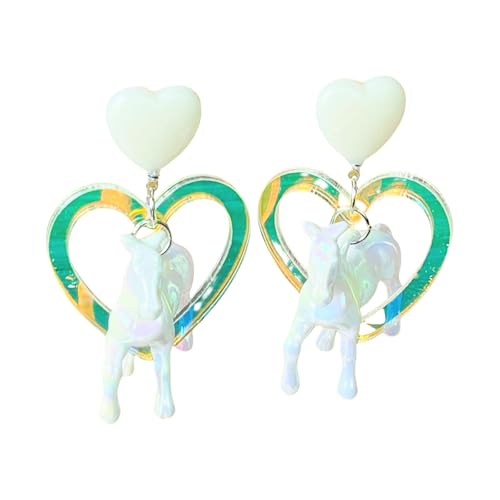 Trendy Acrylherzpferde Hangle Ohrringe Elegante Pferde Herz Ohrringe Accessoire Einzigartige Tropfen Ohrstolme Für Partys Modeschmuck Für Frauen Trendy Acrylherzpferde Hangle Ohrringe Elegante Pferde Herz Ohrringe Accessoire Einzigartige Tropfen Ohrstolme Für Partys Modeschmuck Für Frauen von XIAOQENAN